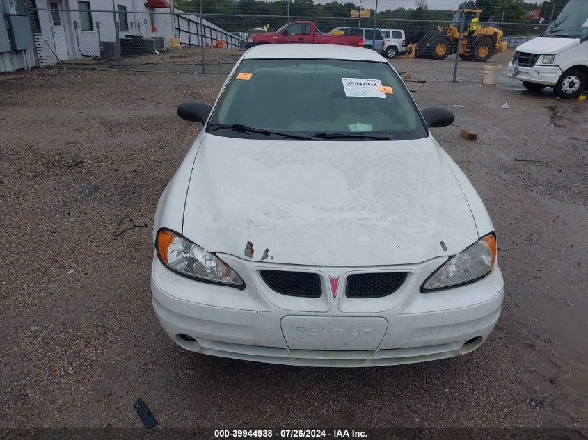 2005 Pontiac Grand Am Se VIN: 1G2NE52EX5M252744 Lot: 39944938