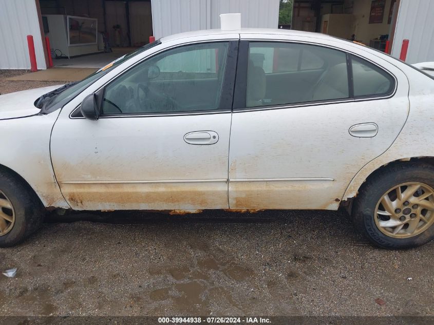 2005 Pontiac Grand Am Se VIN: 1G2NE52EX5M252744 Lot: 39944938