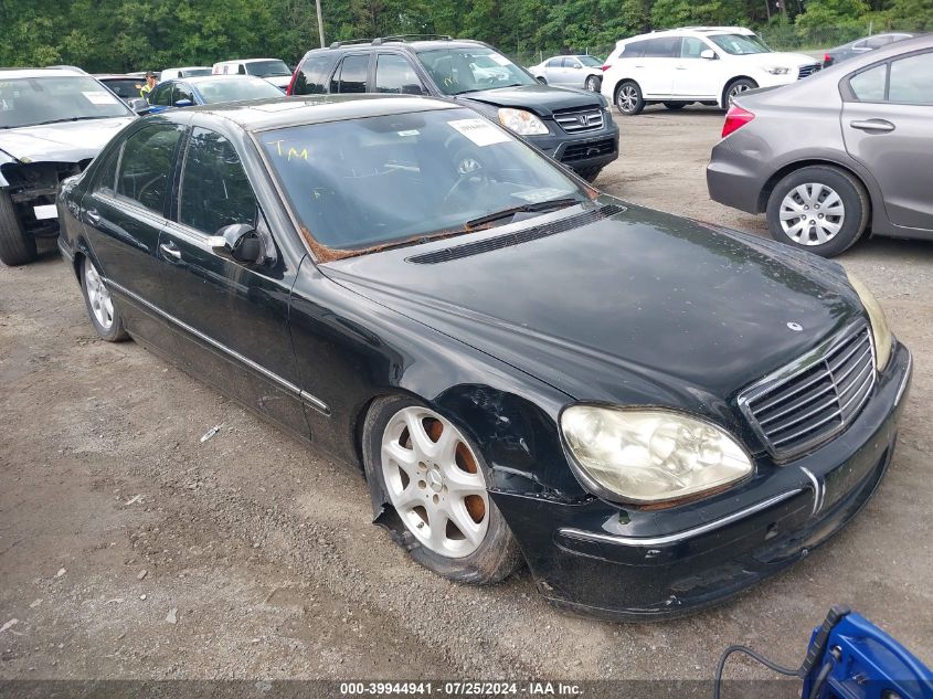 WDBNG84J24A408520 | 2004 MERCEDES-BENZ S 500