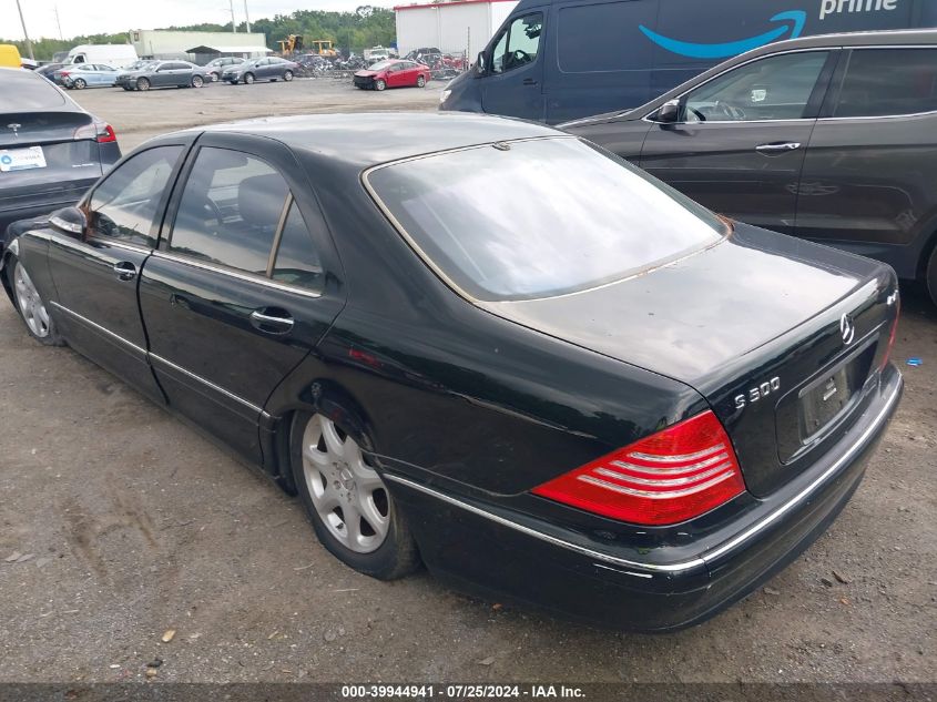 WDBNG84J24A408520 | 2004 MERCEDES-BENZ S 500