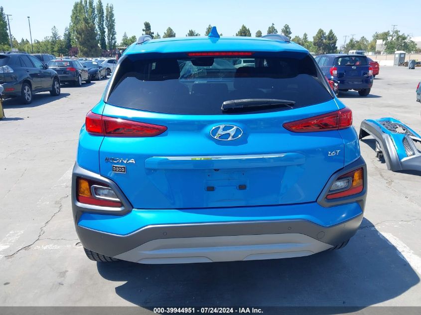 2019 Hyundai Kona Ultimate VIN: KM8K53A56KU195843 Lot: 39944951