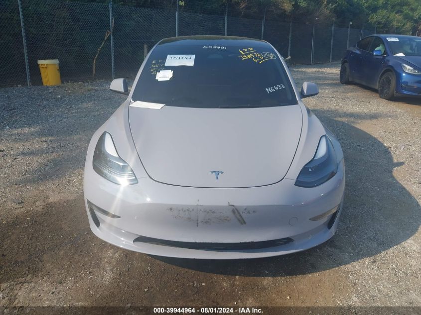 2023 Tesla Model 3 VIN: 5YJ3E1EA9PF555921 Lot: 39944964