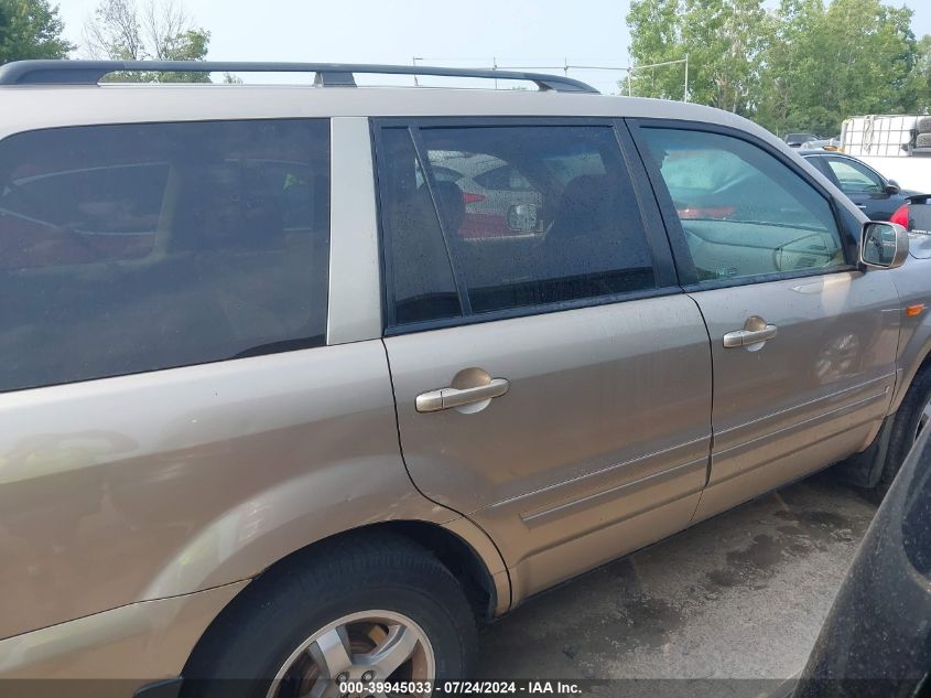 2007 Honda Pilot Ex-L VIN: 5FNYF28527B024552 Lot: 39945033