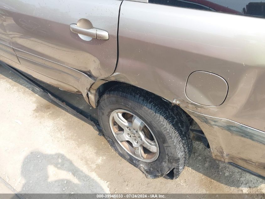 2007 Honda Pilot Ex-L VIN: 5FNYF28527B024552 Lot: 39945033