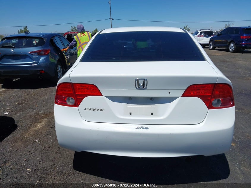2007 Honda Civic Lx VIN: 2HGFA16597H307724 Lot: 39945038