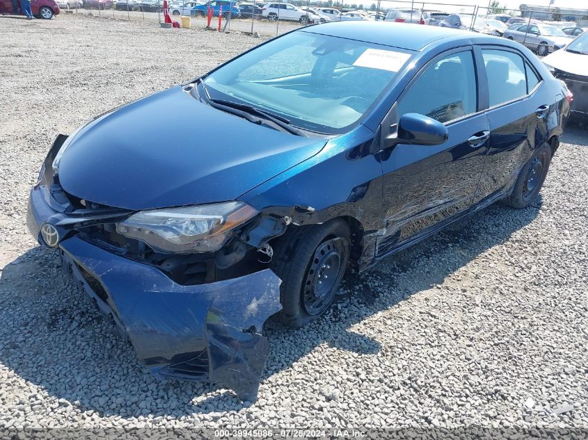 2019 TOYOTA COROLLA LE - 2T1BURHE0KC127986