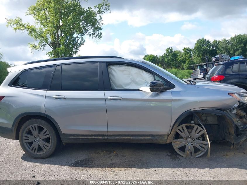 2022 Honda Pilot Awd Sport VIN: 5FNYF6H30NB078810 Lot: 39945153