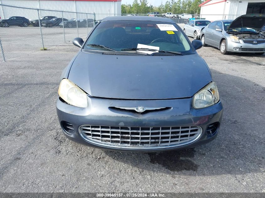 2001 Chrysler Sebring Lx VIN: 1C3EL46X01N714311 Lot: 39945157