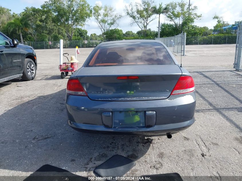 2001 Chrysler Sebring Lx VIN: 1C3EL46X01N714311 Lot: 39945157