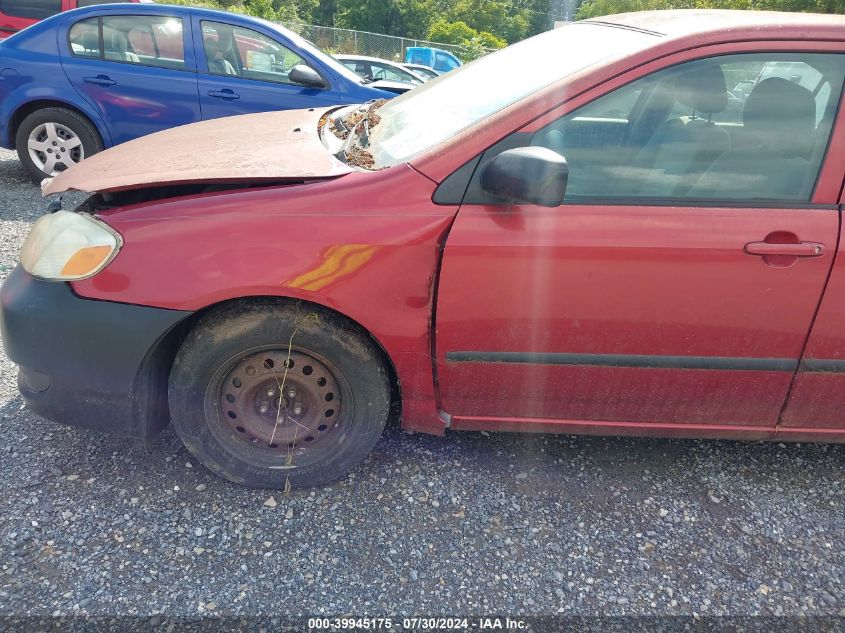 2005 Toyota Corolla Ce VIN: 2T1BR32E15C448107 Lot: 39945175