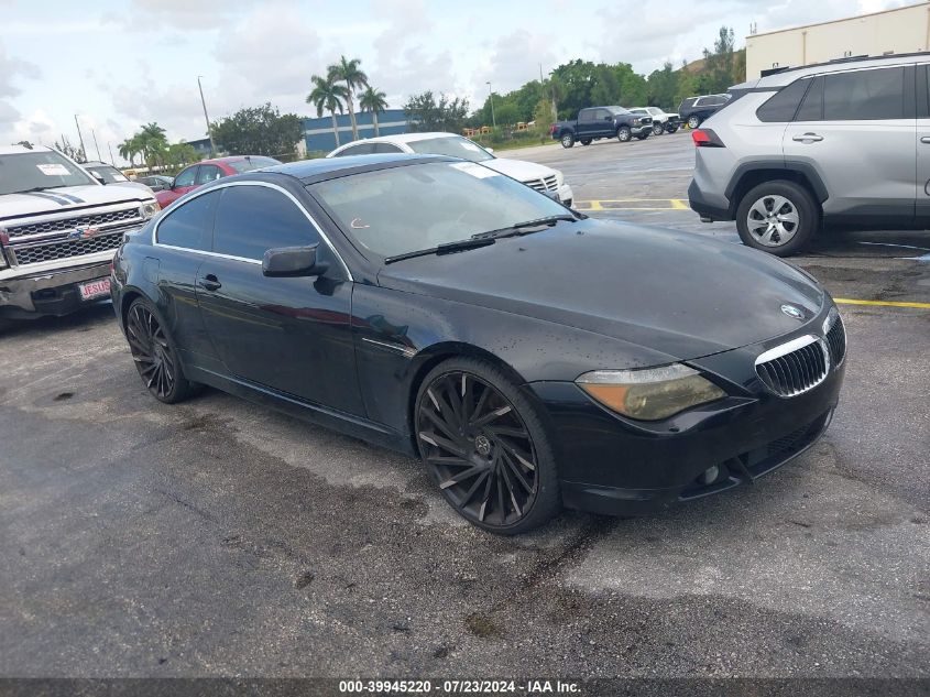 2004 BMW 645Ci VIN: WBAEH73424B190459 Lot: 39945220