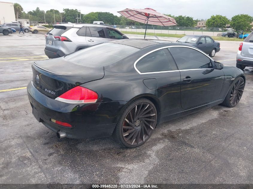 2004 BMW 645Ci VIN: WBAEH73424B190459 Lot: 39945220