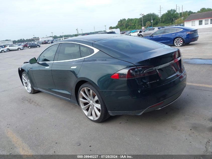 2014 Tesla Model S VIN: 5YJSA1H1XEFP49843 Lot: 39945227