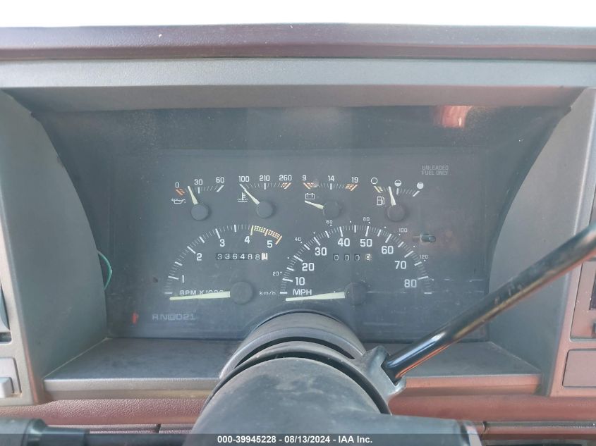 1993 Chevrolet Gmt-400 K1500 VIN: 1GCEK14K7PZ203152 Lot: 39945228