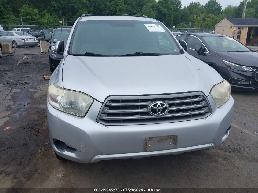 2008 Toyota Highlander VIN: JTEES41A082022588 Lot: 39945278