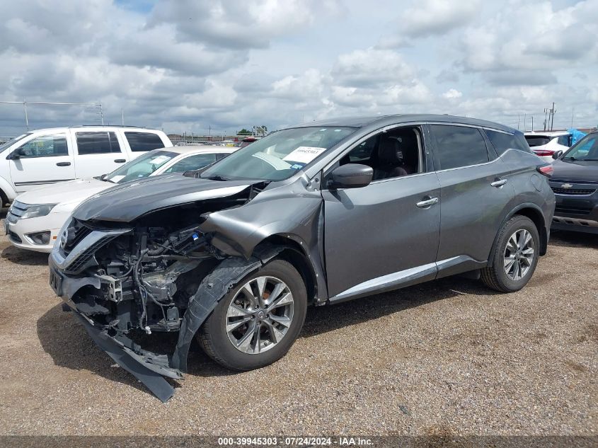 2018 Nissan Murano S VIN: 5N1AZ2MG6JN193428 Lot: 39945303