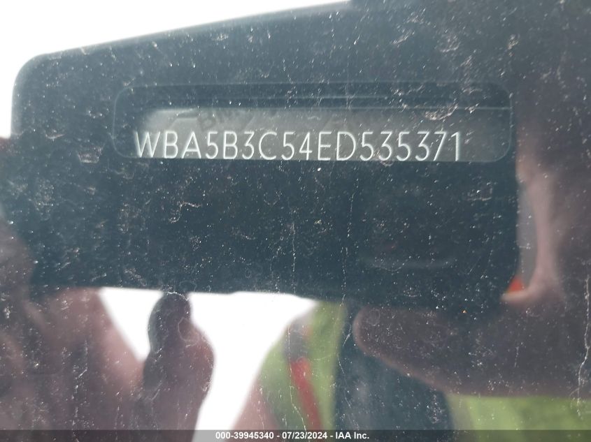 2014 BMW 535I xDrive VIN: WBA5B3C54ED535371 Lot: 39945340
