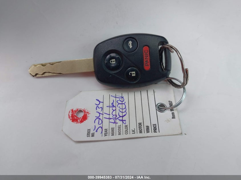 2011 Honda Accord Se VIN: 1HGCP2F60BA107922 Lot: 39945383