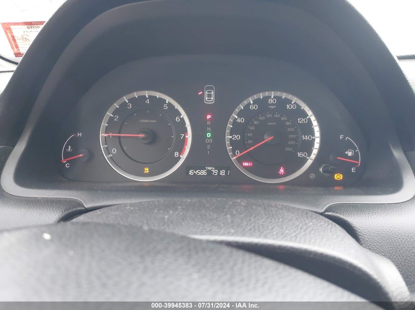 2011 Honda Accord Se VIN: 1HGCP2F60BA107922 Lot: 39945383