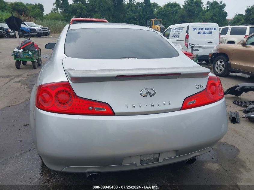 2006 Infiniti G35 VIN: JNKCV54E96M713528 Lot: 39945408