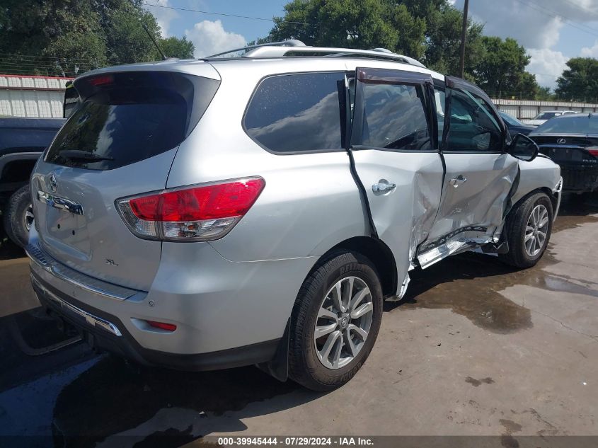 2014 Nissan Pathfinder Sl VIN: 5N1AR2MNXEC607987 Lot: 39945444