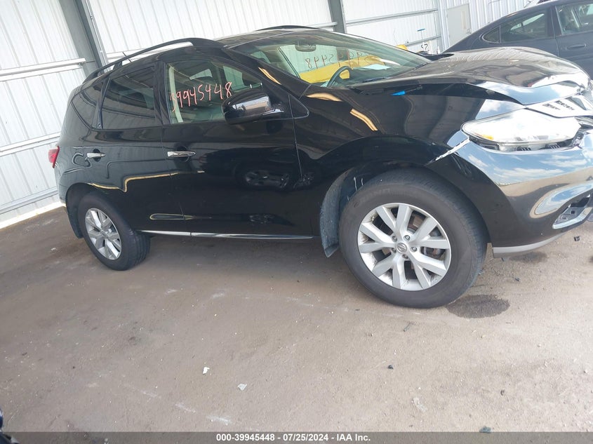 2012 Nissan Murano Sl VIN: JN8AZ1MW4CW230029 Lot: 39945448