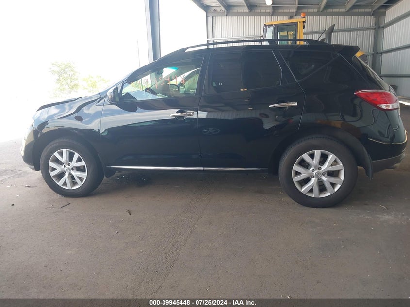 2012 Nissan Murano Sl VIN: JN8AZ1MW4CW230029 Lot: 39945448