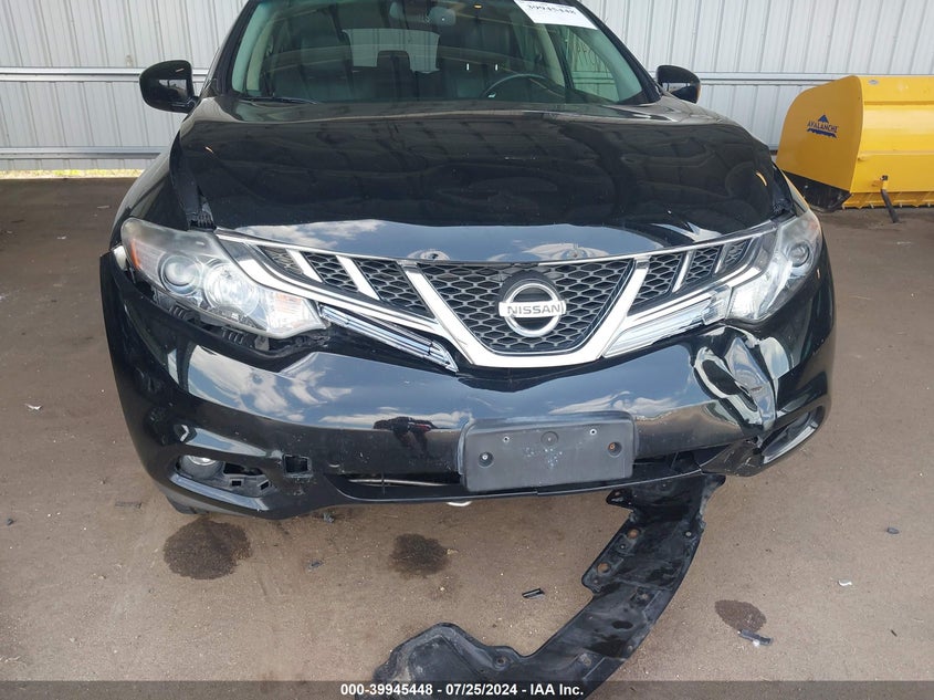 2012 Nissan Murano Sl VIN: JN8AZ1MW4CW230029 Lot: 39945448