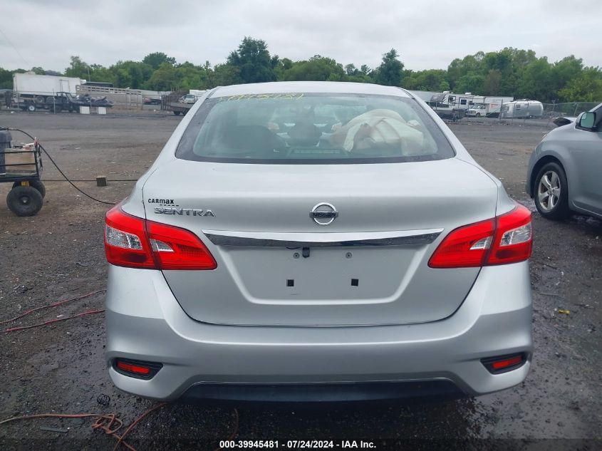 2017 Nissan Sentra S VIN: 3N1AB7APXHY381590 Lot: 39945481