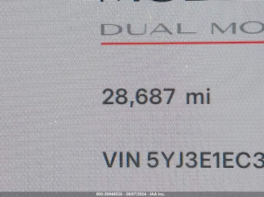 2021 Tesla Model 3 Performance Dual Motor All-Wheel Drive VIN: 5YJ3E1EC3MF849778 Lot: 39945538