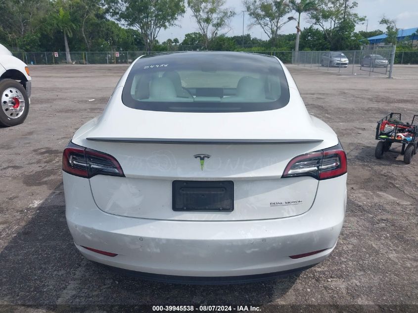 2021 Tesla Model 3 Performance Dual Motor All-Wheel Drive VIN: 5YJ3E1EC3MF849778 Lot: 39945538