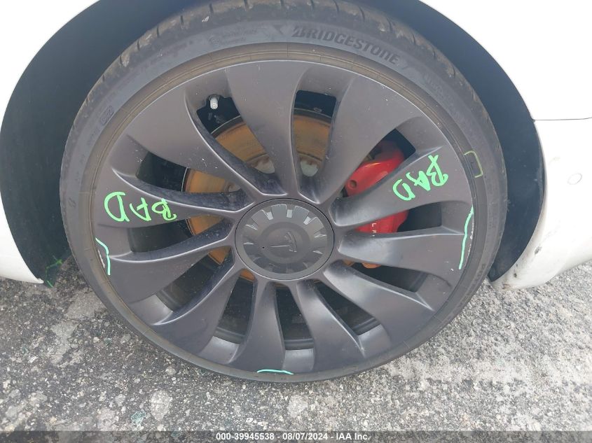 2021 Tesla Model 3 Performance Dual Motor All-Wheel Drive VIN: 5YJ3E1EC3MF849778 Lot: 39945538