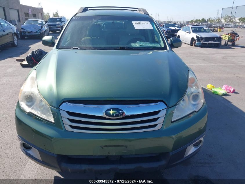 2012 Subaru Outback 2.5I Premium VIN: 4S4BRBCC7C3292597 Lot: 39945572