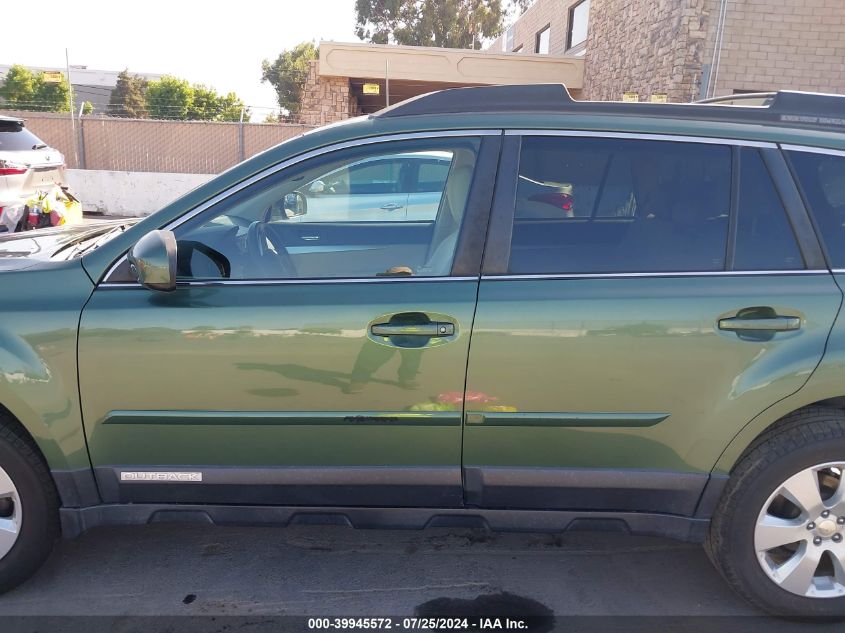 2012 Subaru Outback 2.5I Premium VIN: 4S4BRBCC7C3292597 Lot: 39945572