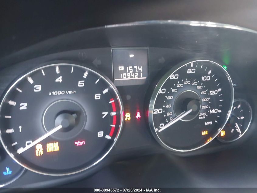 2012 Subaru Outback 2.5I Premium VIN: 4S4BRBCC7C3292597 Lot: 39945572