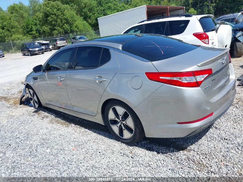 2013 Kia Optima Hybrid Ex VIN: KNAGM4AD2D5037987 Lot: 39945573