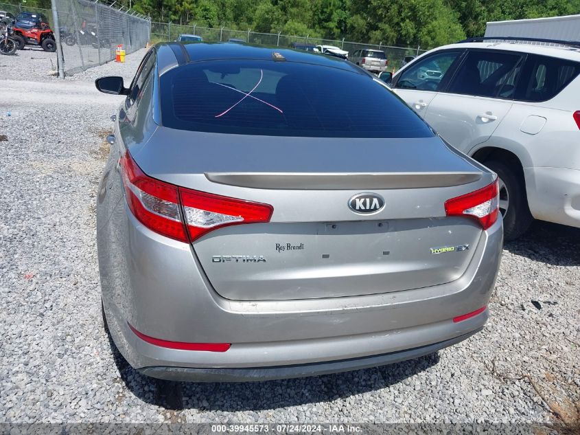 2013 Kia Optima Hybrid Ex VIN: KNAGM4AD2D5037987 Lot: 39945573