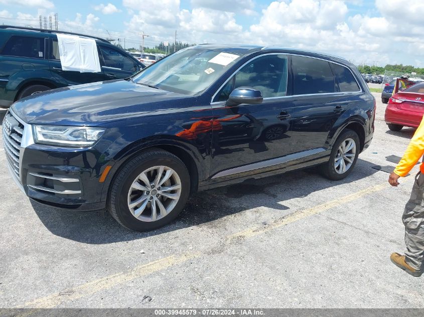 2017 Audi Q7 Premium VIN: WA1AAAF72HD019188 Lot: 39945579