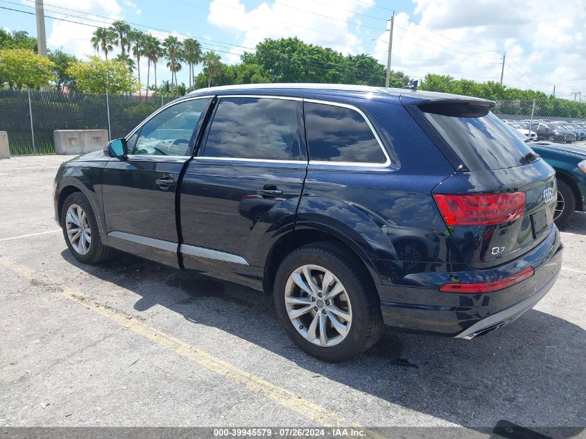 2017 Audi Q7 Premium VIN: WA1AAAF72HD019188 Lot: 39945579