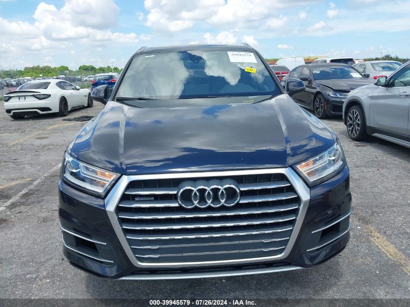 2017 Audi Q7 Premium VIN: WA1AAAF72HD019188 Lot: 39945579