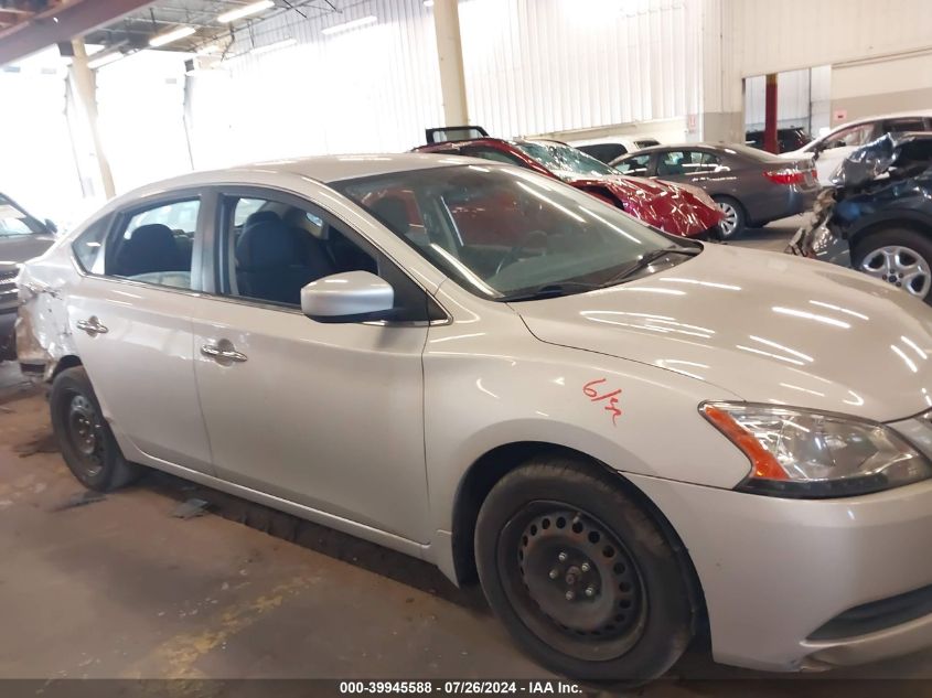 2013 Nissan Sentra S VIN: 3N1AB7AP9DL640920 Lot: 39945588