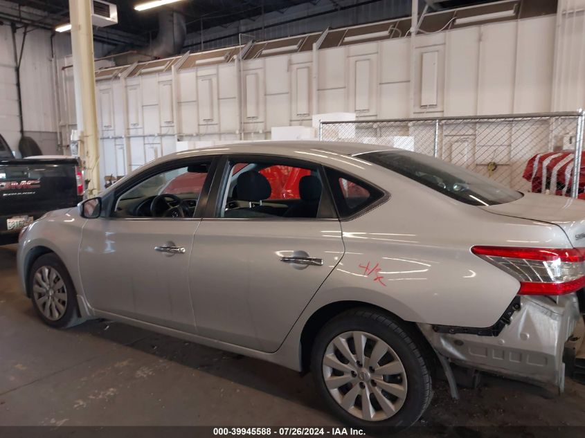 2013 Nissan Sentra S VIN: 3N1AB7AP9DL640920 Lot: 39945588