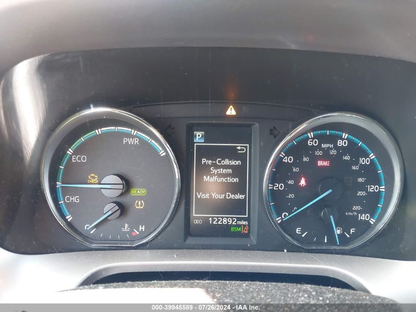 2016 Toyota Rav4 Hybrid Limited VIN: JTMDJREV4GD016700 Lot: 39945589