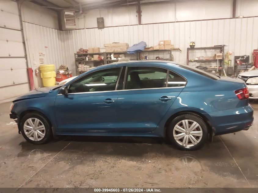 2017 Volkswagen Jetta 1.4T S VIN: 3VW2B7AJ6HM404588 Lot: 39945603