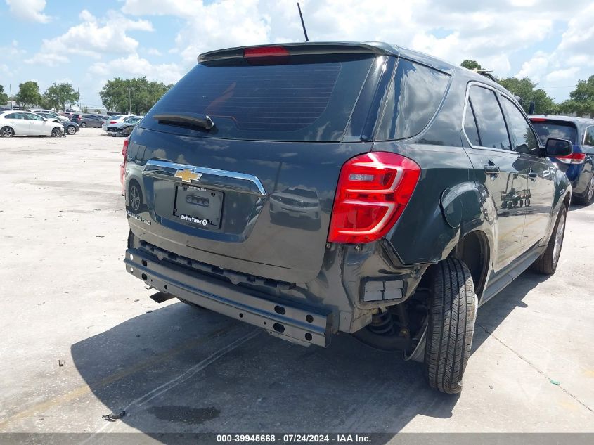 2017 Chevrolet Equinox Ls VIN: 2GNFLEEK8H6226693 Lot: 39945668