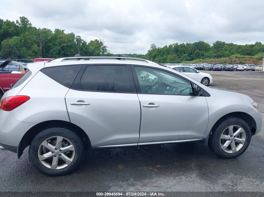 2010 Nissan Murano Sl VIN: JN8AZ1MWXAW128571 Lot: 39945694