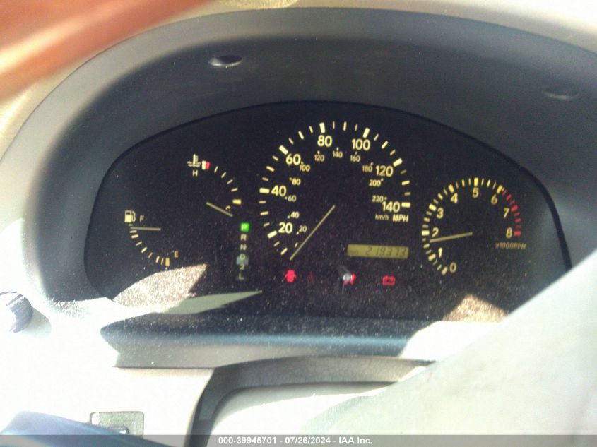 2002 Lexus Rx 300 VIN: JTJHF10U020265902 Lot: 39945701