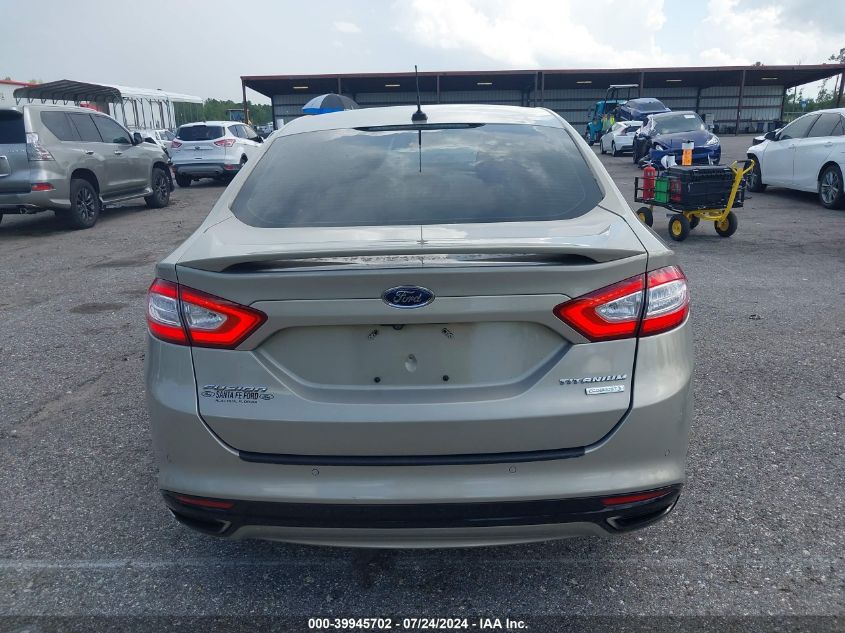 2016 Ford Fusion Titanium VIN: 3FA6P0K93GR136382 Lot: 39945702