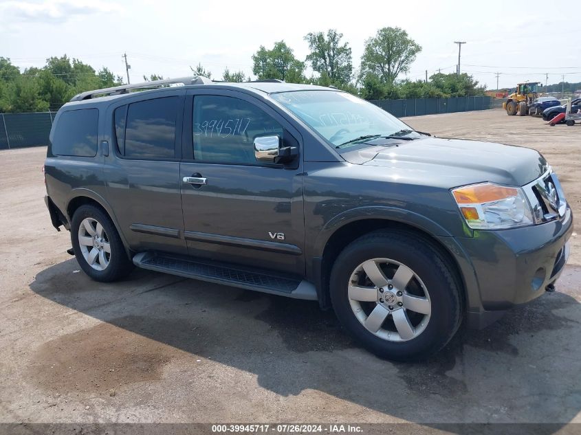 2008 Nissan Armada Le VIN: 5N1BA08C48N630540 Lot: 39945717