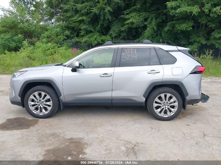 2019 Toyota Rav4 Limited VIN: JTMN1RFV0KD032775 Lot: 39945734